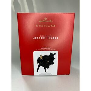 Hallmark Christmas Ornament 2021 DC Comics Zack Snyder Justice League Superman